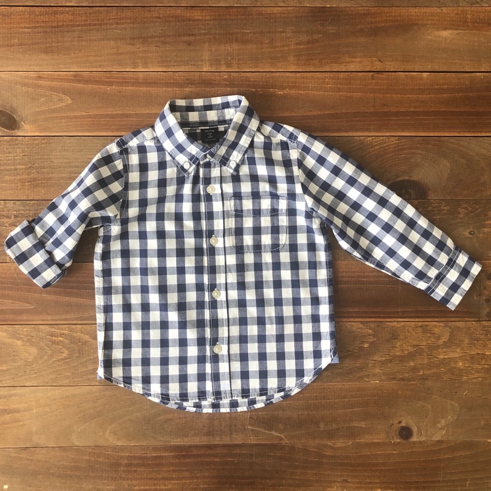 Baby Gap Gingham Button Down